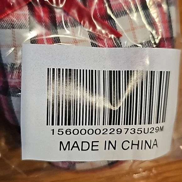 NEW Victoria’s Secret Flannel Slippers Satin Bow. Size Medium size 6.5/7 - Picture 4 of 5